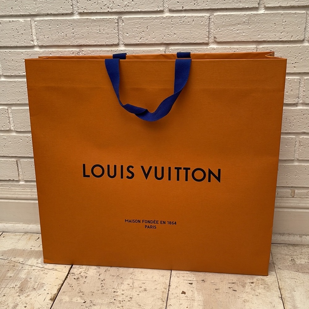 Authentic Extra Large Louis Vuitton Paper Bag19”X 21”… Gem
